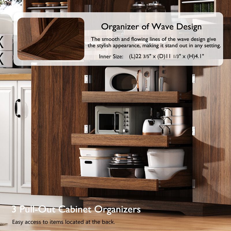 Lutseg Pantry Cabinet image number 4