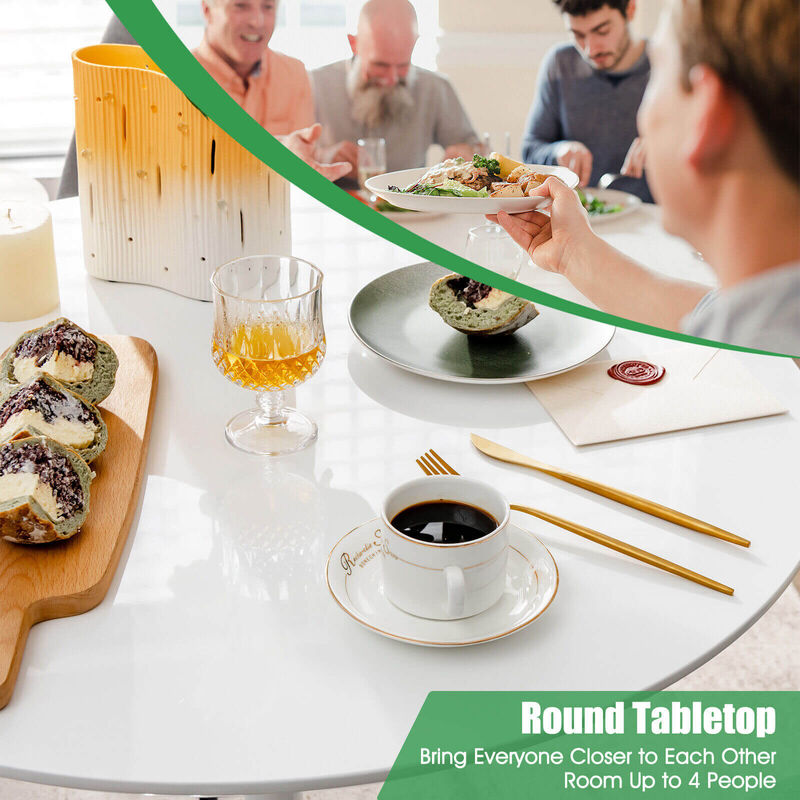 Modern Tulip Round Dining Table for Elegant Dining Spaces