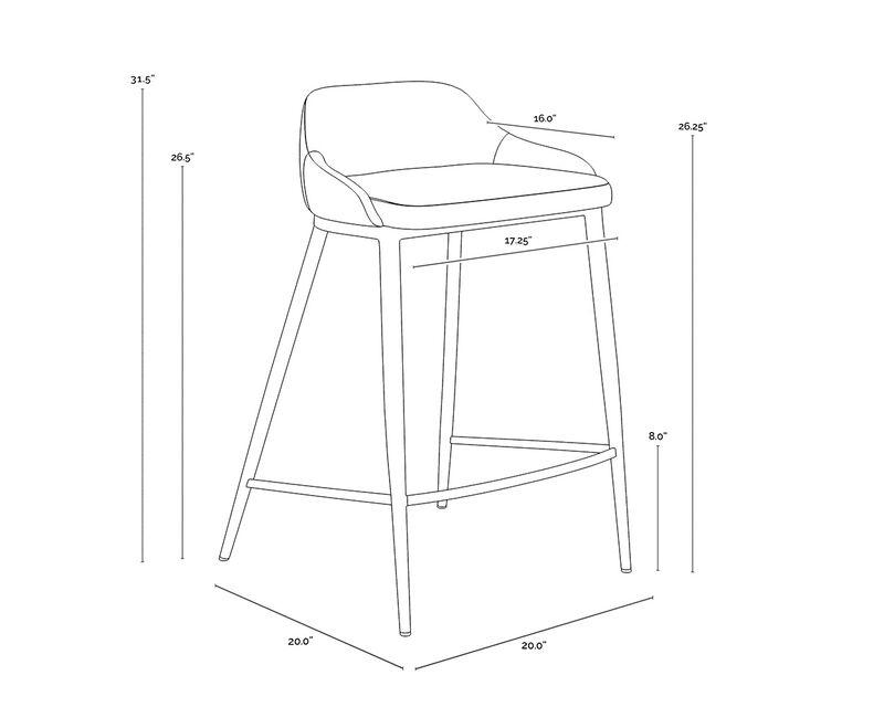 Astra Counter Stool