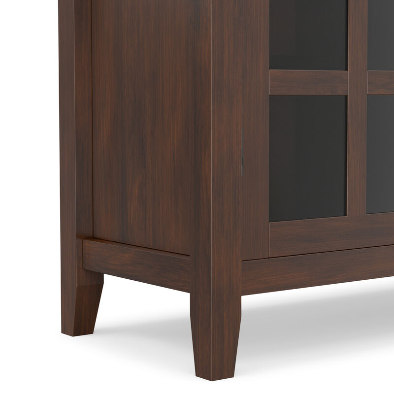Artisan SOLID WOOD 38 inch Wide Transitional Medium Storage Cabinet in Russet Brown image number 9