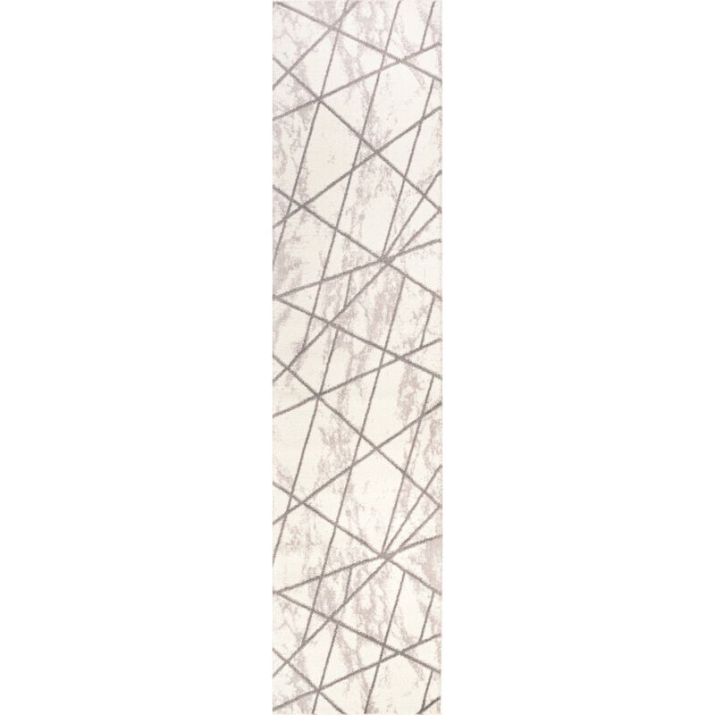 Patras Modern Geometric Marbled Area Rug