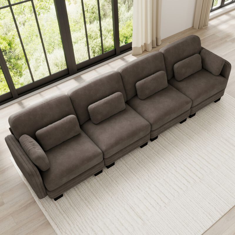 Clesp Modern Minimalist Modular Sectional Sofa image number 2