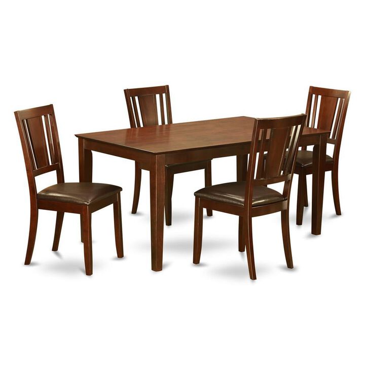 5 Pc Dining room set for 4 set-Dining Table and 4 Dining Chairs