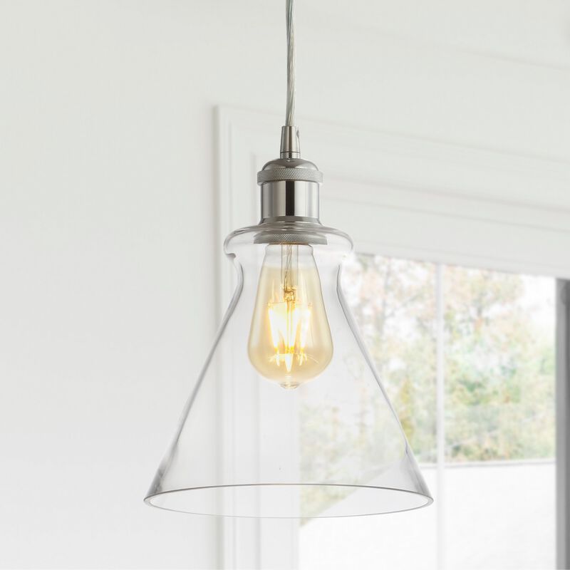 Goldwater Adjustable Drop Metal/Glass LED Pendant