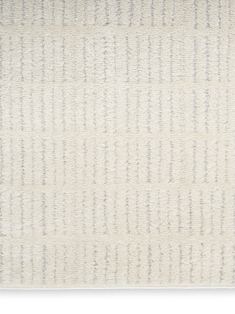 Modern Comfort MNC03 Ivory/Gray 2'2" x 6' Rug