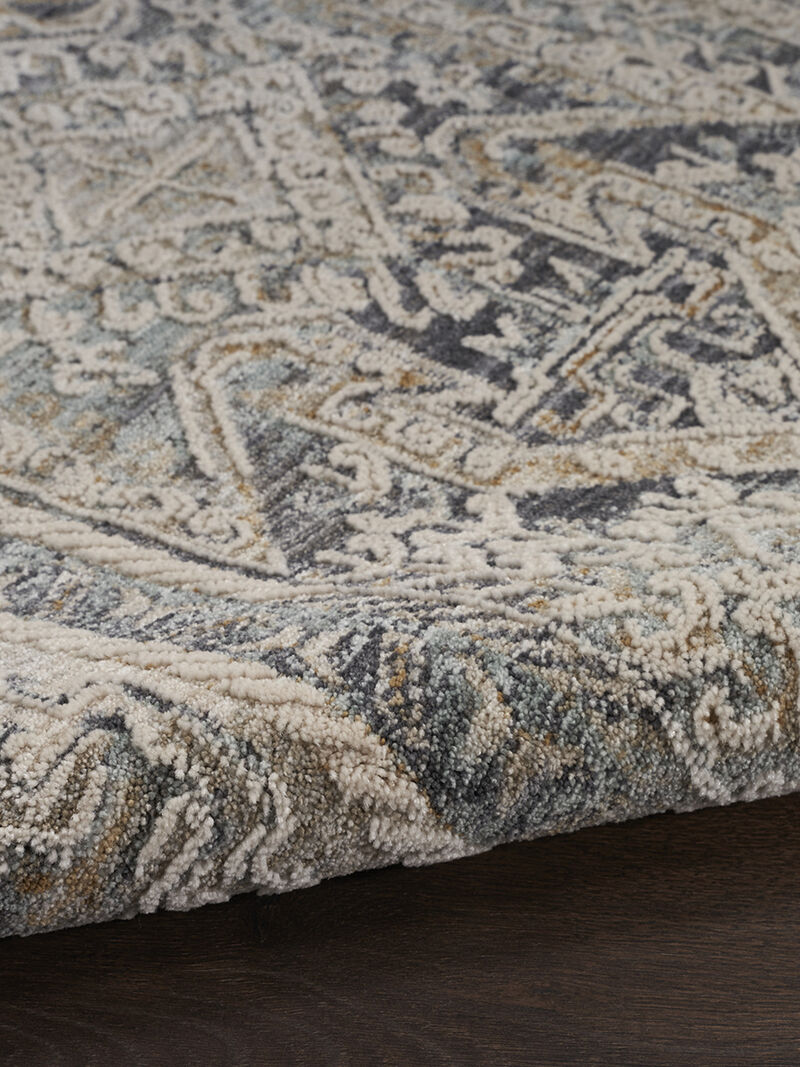 Lynx LNX01 Ivory/Charcoal 9'10" x 13'6" Rug