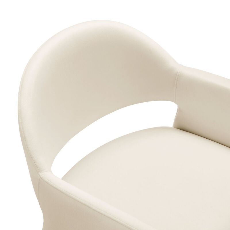 Talia Performance Velvet Dining Armchair image number 6