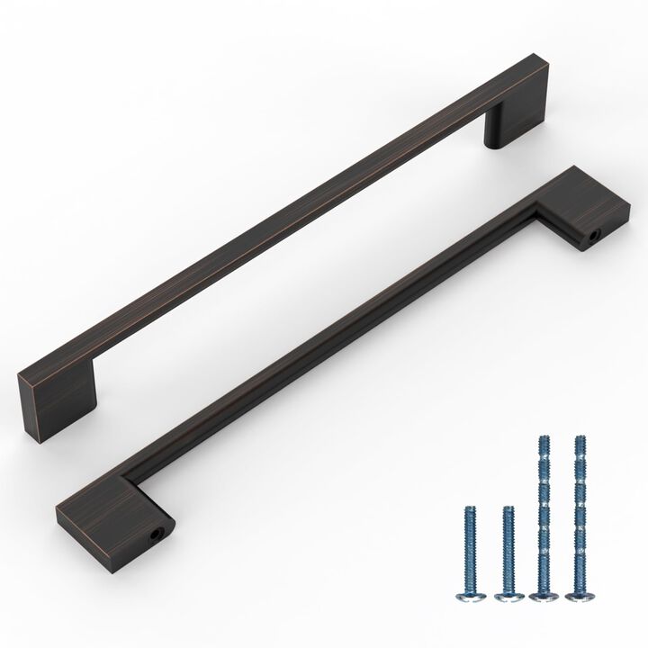 KNOKLOCK 10 Pack 7.5 Inch(192mm) Kitchen Cabinet Handles Oil Rubbed Bronze Cabinet Pulls Kitchen Cabinet Hardware Drawer Pulls f