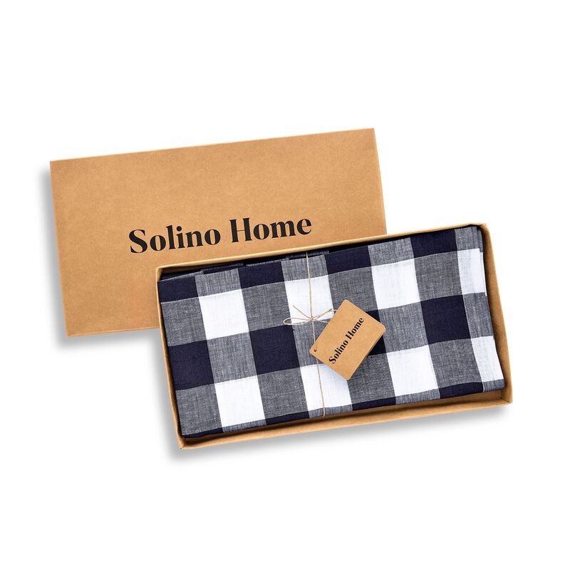 Linen Tablecloth - Buffalo Check image number 3