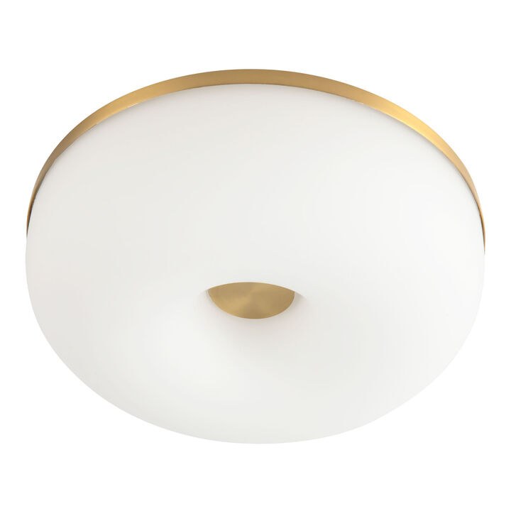 Jada 12 in LED Flush Mount with Glass