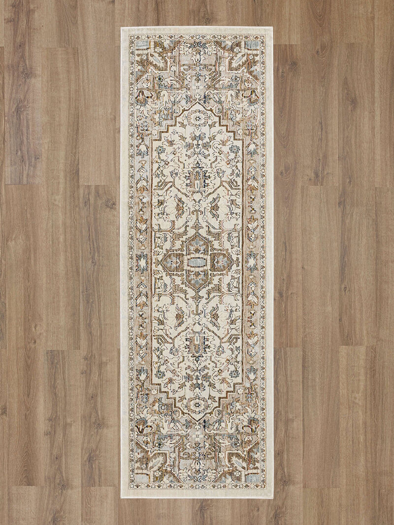 Divina Exalted Grey 2'6" x 7'10" Runner Rug image number 5