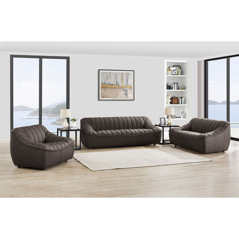 Snug Top Grain Leather Chair