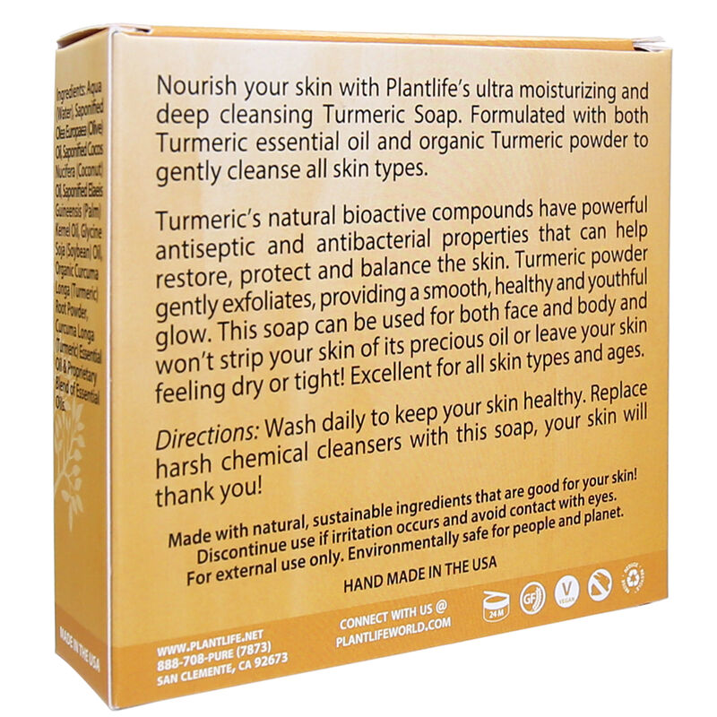 Plantlife Bar Soap - Turmeric image number 2