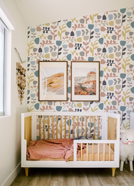 Juni Pastel Abstract Tulips Wallpaper (Set of 2)