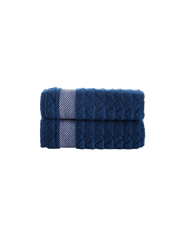 Brooks Brothers Herringbone 2 pcs Hand Towels