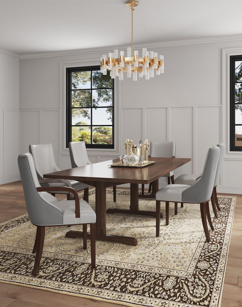 Shubert Gray Dining Chairs (Set of 6)