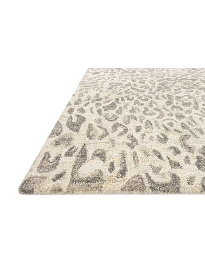 Masai MAS02 Grey/Ivory 18" x 18" Sample Rug