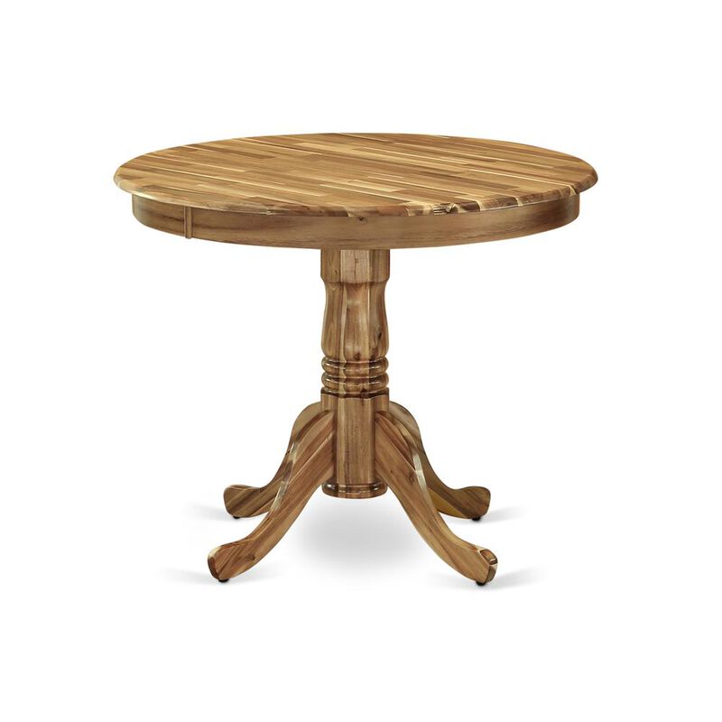 East West Furniture Dining Table Natural