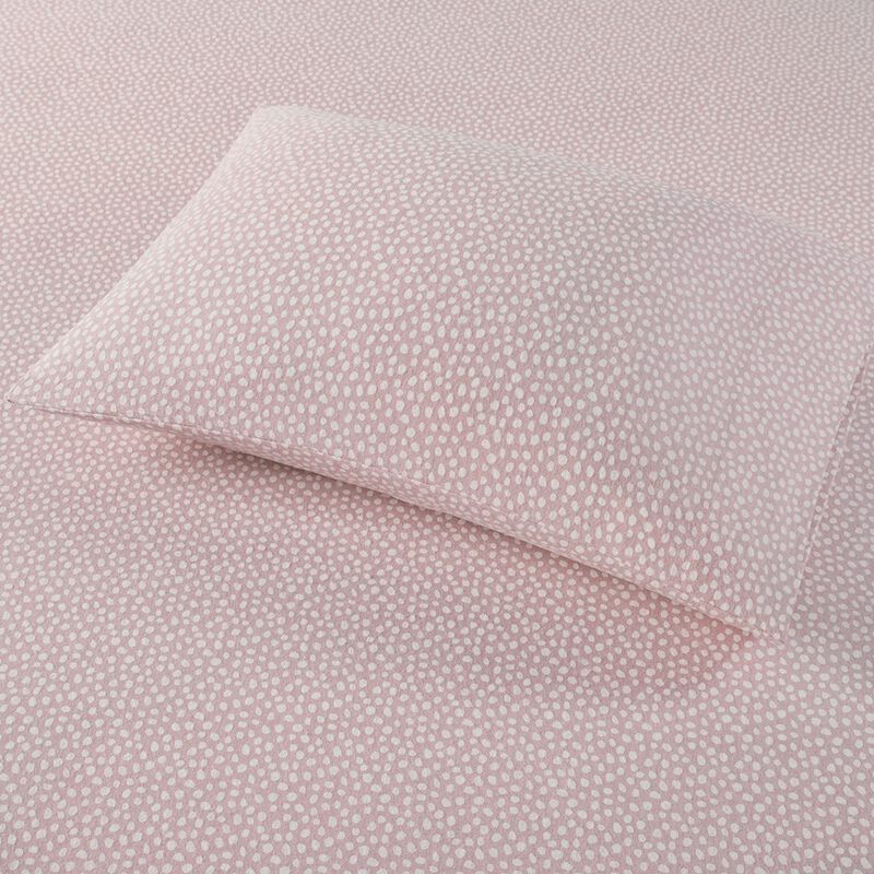 Gracie Mills Persephone 4-Peice Cotton Flannel Sheet Set