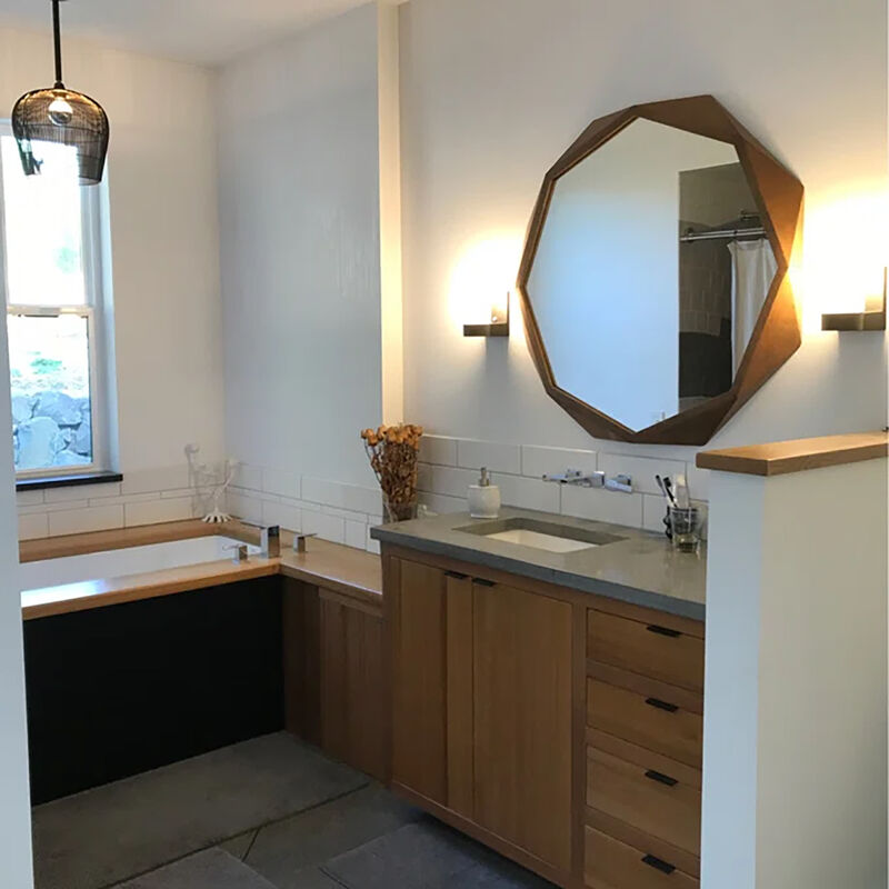 Aramis Brown Wall Mirror