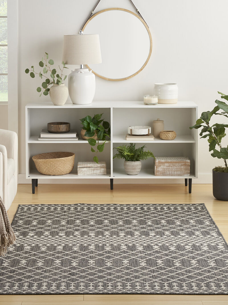 Positano POS02 Charcoal 4' x 6' Rug