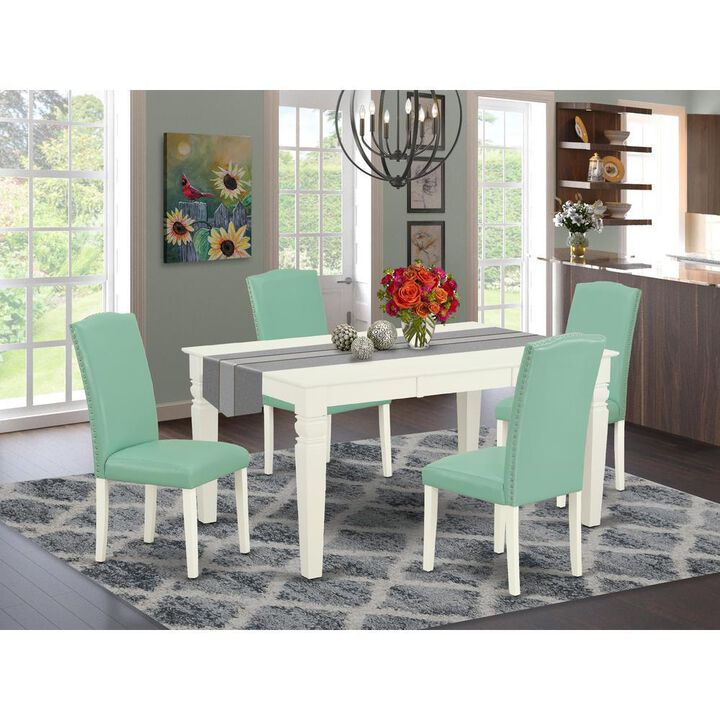 Dining Room Set Linen White
