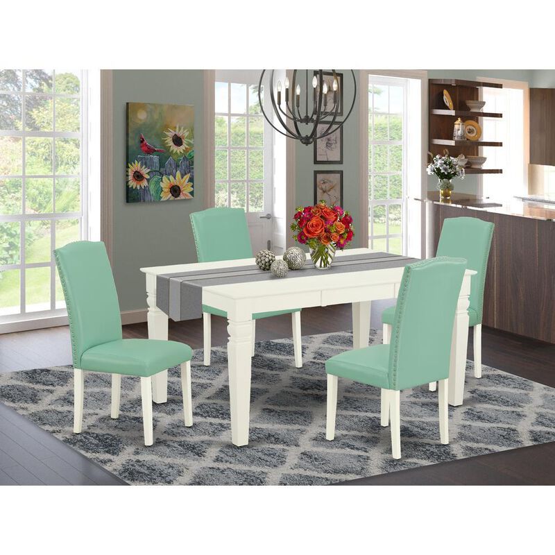 Dining Room Set Linen White