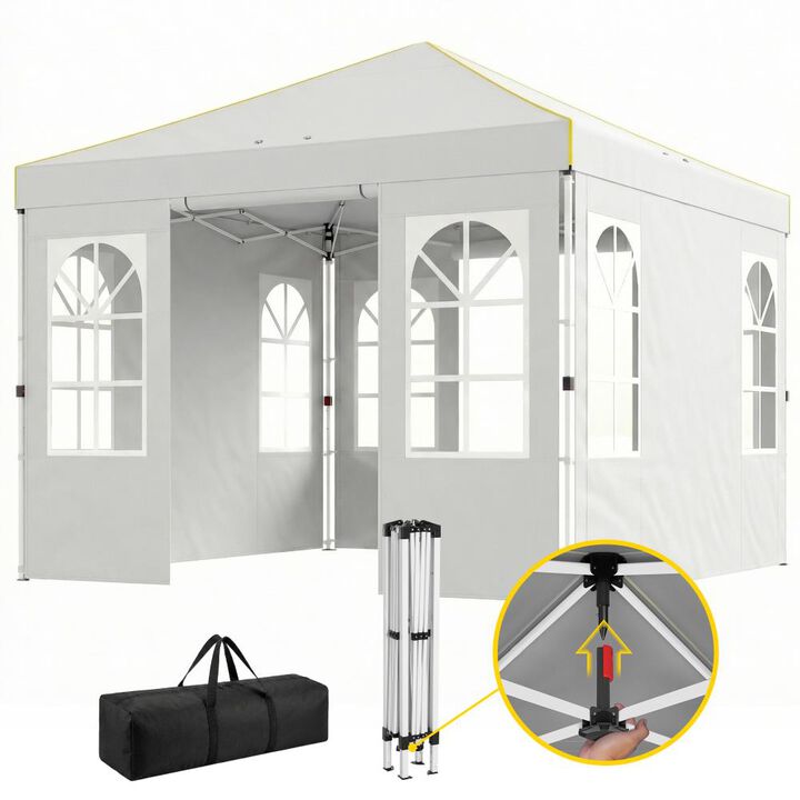 Hivvago 9.6x9.6 Outdoor Pop Up Canopy Tent