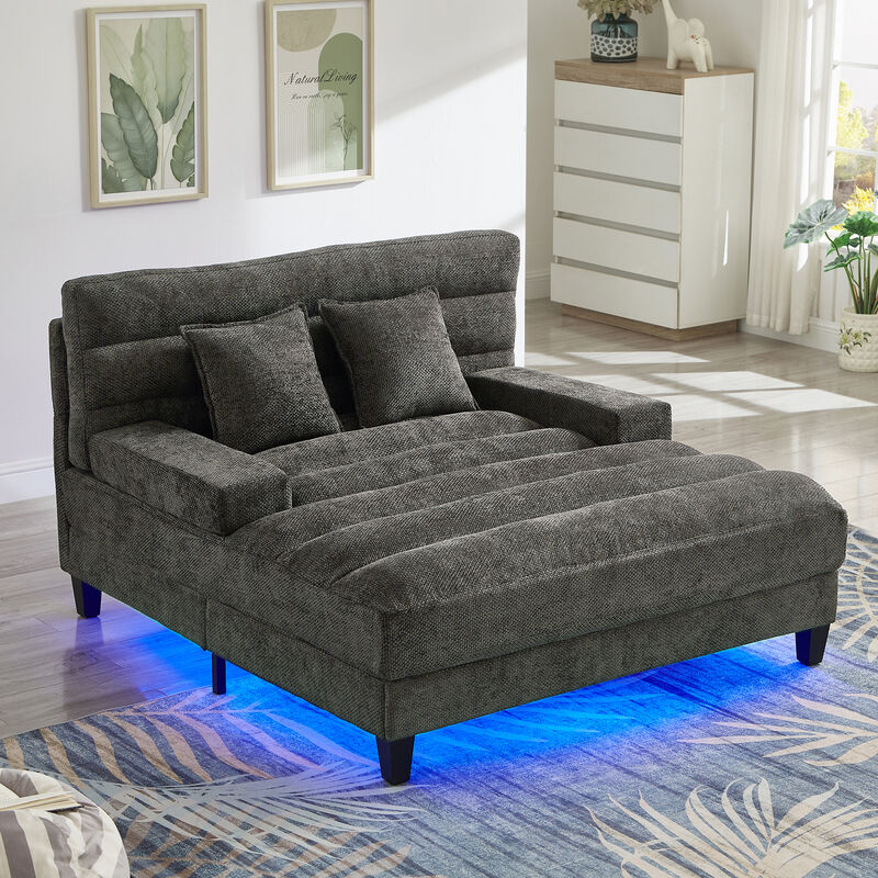 Merax Modern Chaise Lounge Sofa