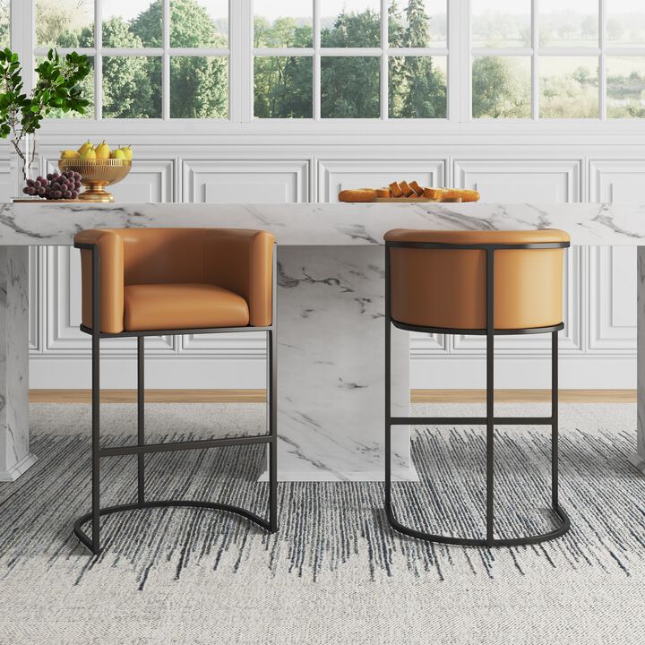 Cosmopolitan Brown Bar Stool