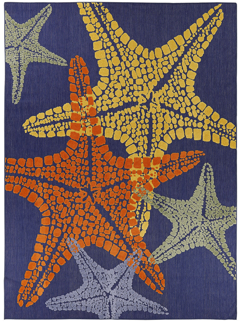 Aloha ALH28 Blue/Multicolor 9' x 12' Rug