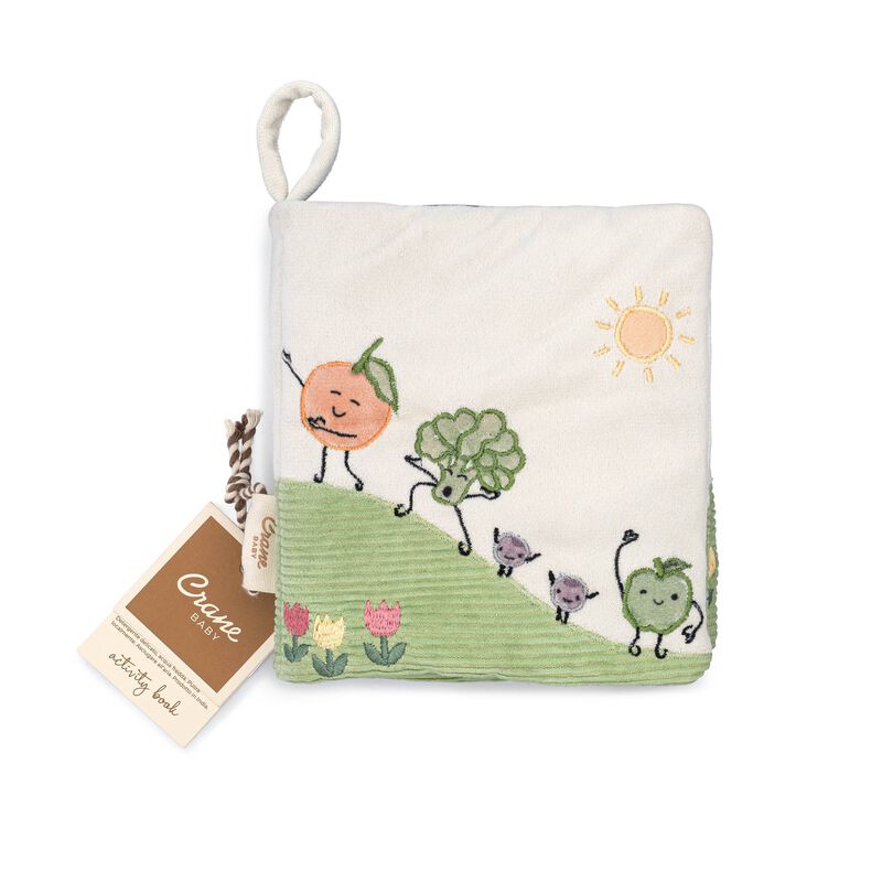 Clementine Fruits & Veggies Soft Plush Activity Book image number 0