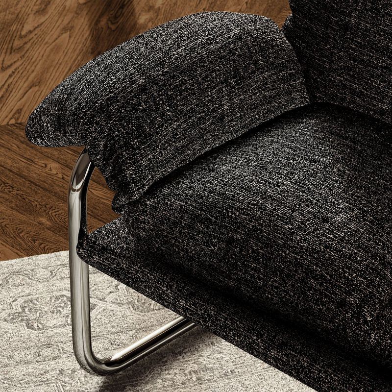 Ansel Boucle Fabric Accent Chair image number 8