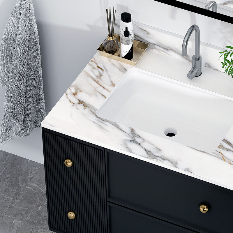 Streamdale 31" Carrara White Vanity Top with Undermount Sink