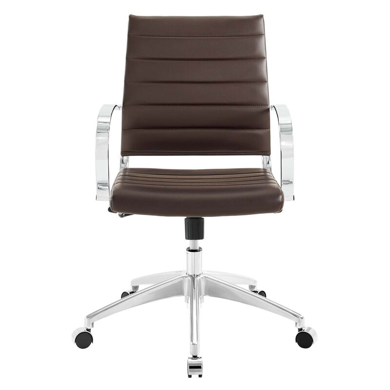 Modway Furniture - Jive Mid Back Office Chair Brown image number 1