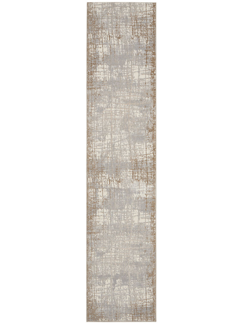 CK950 Rush CK950 Ivory/Taupe 2'3" x 10' Rug
