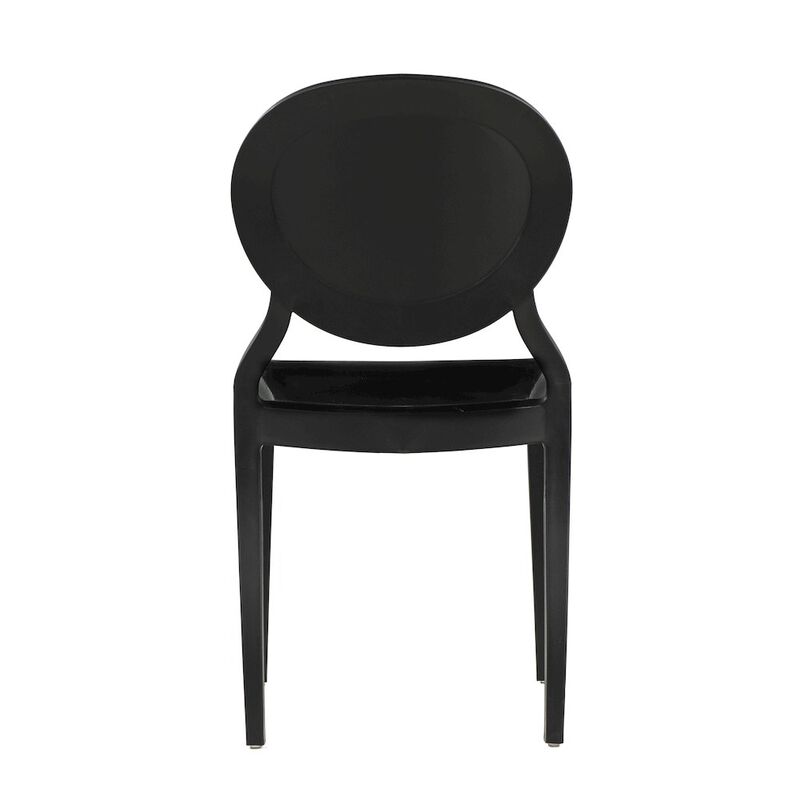 Commerical Seating Products Black Emma Armless Chairs