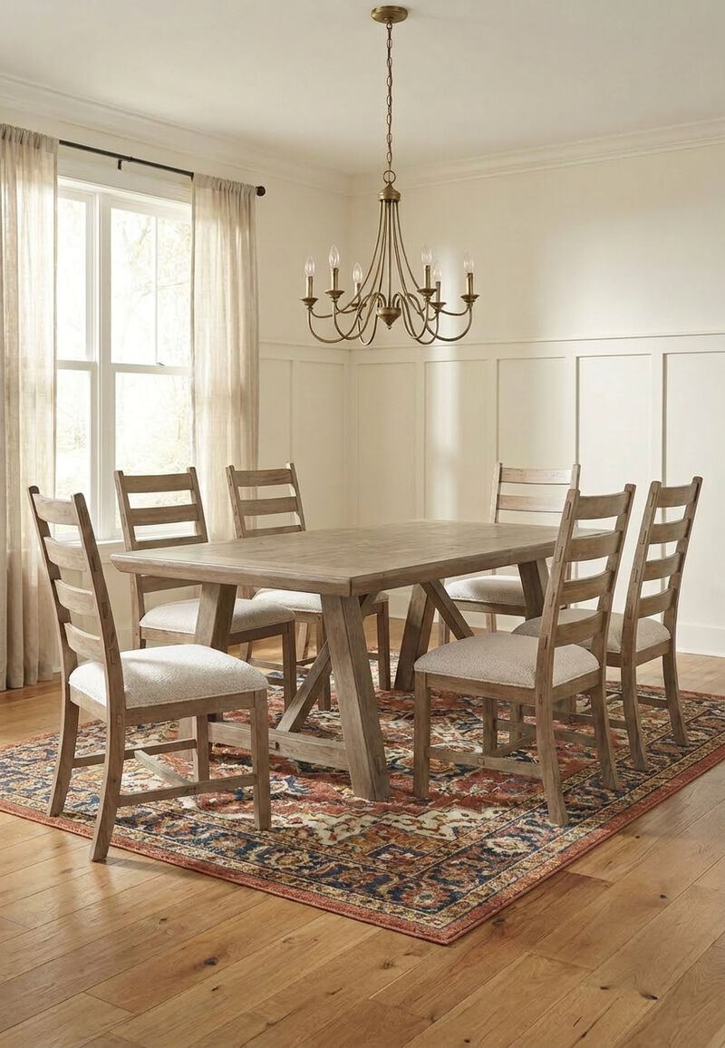 Vineyard Row Dining Table image number 1