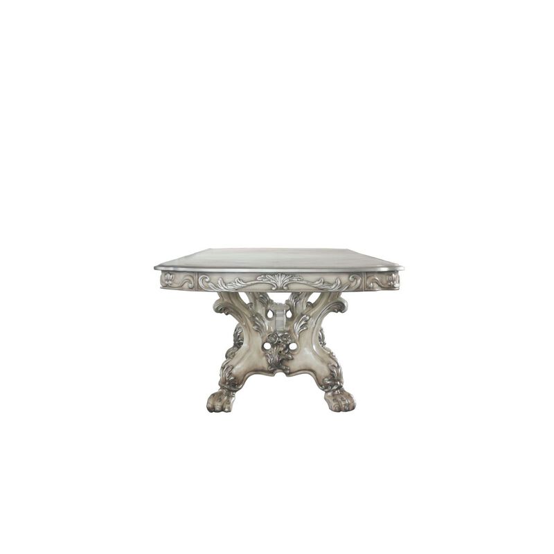 Dresden Dining Table (108" L), Vintage Bone White