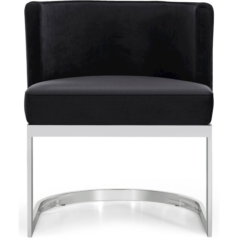 Meridian Furniture Gianna Black Velvet Dining Chair