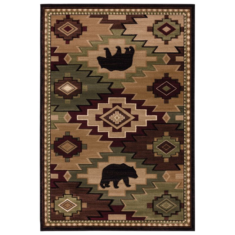 United Weavers Cottage Legacy Multi Area Rug 5'3 x 7'6
