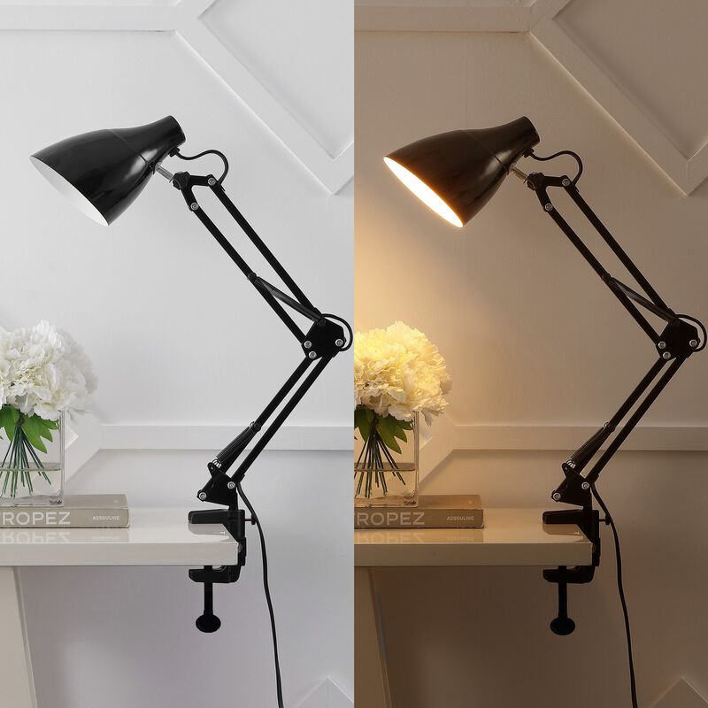 Odile Classic Industrial Adjustable Articulated Clamp On LED Task Lamp