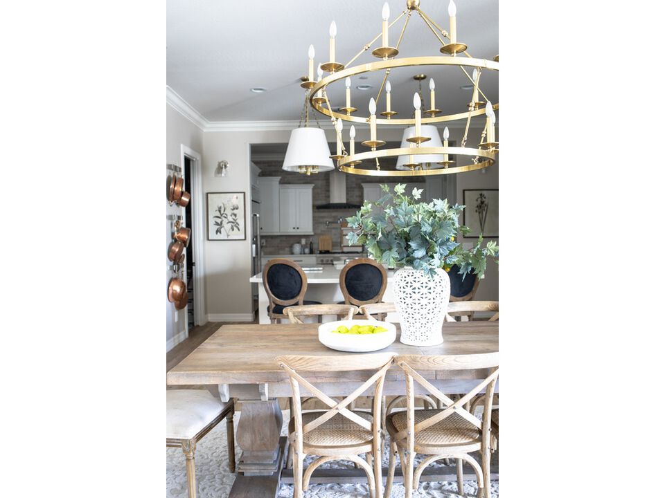 Allendale Brass Chandelier
