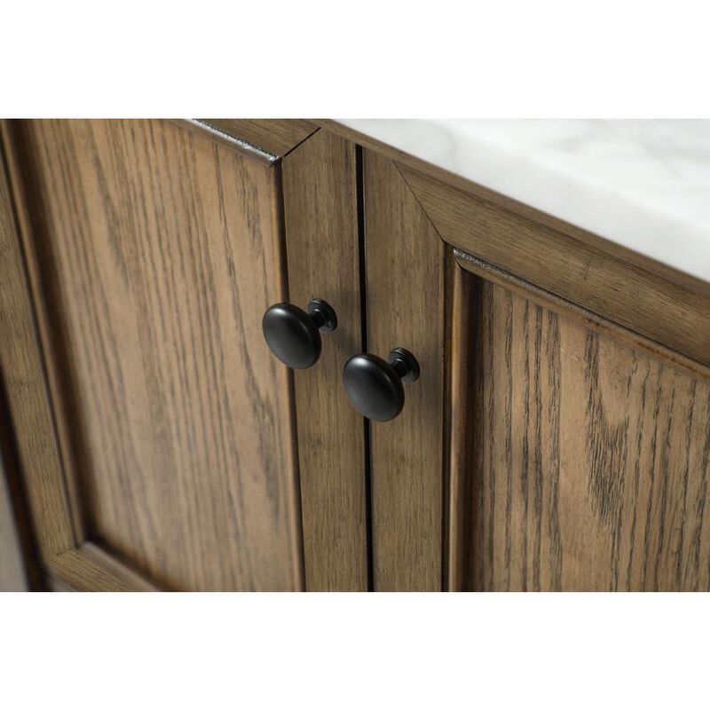 Elegant Kitchen and Bath 60 inch double bathroom vanity in driftwood