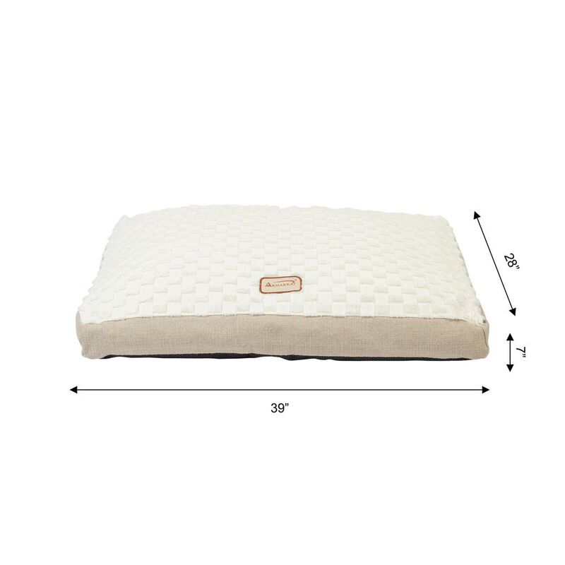 Armarkat Large With Handle, Dog Crate Mat With Poly Fill Cushion & Removable Cover image number 6