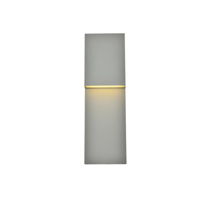 Living District Raine Integrated LED wall sconce in silver
