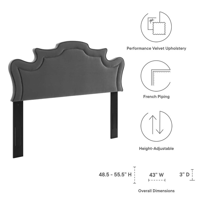 Modway - Evangeline Performance Velvet Twin Headboard image number 5