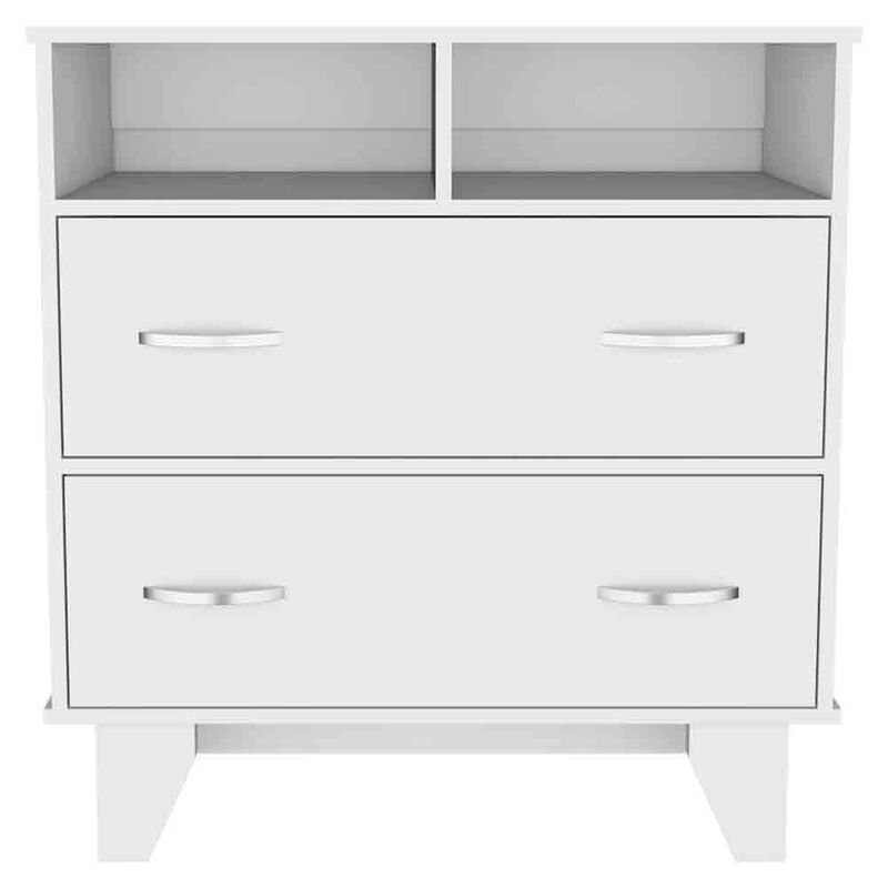 Double Drawer Dresser Arabi, Bedroom, White