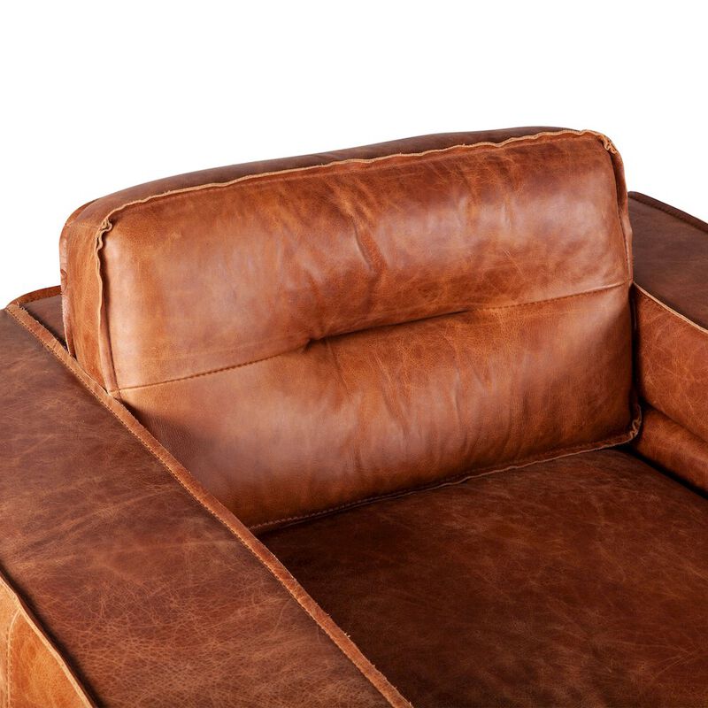 World Interiors Chiavari Armchair in Vintage Cognac Leather image number 4