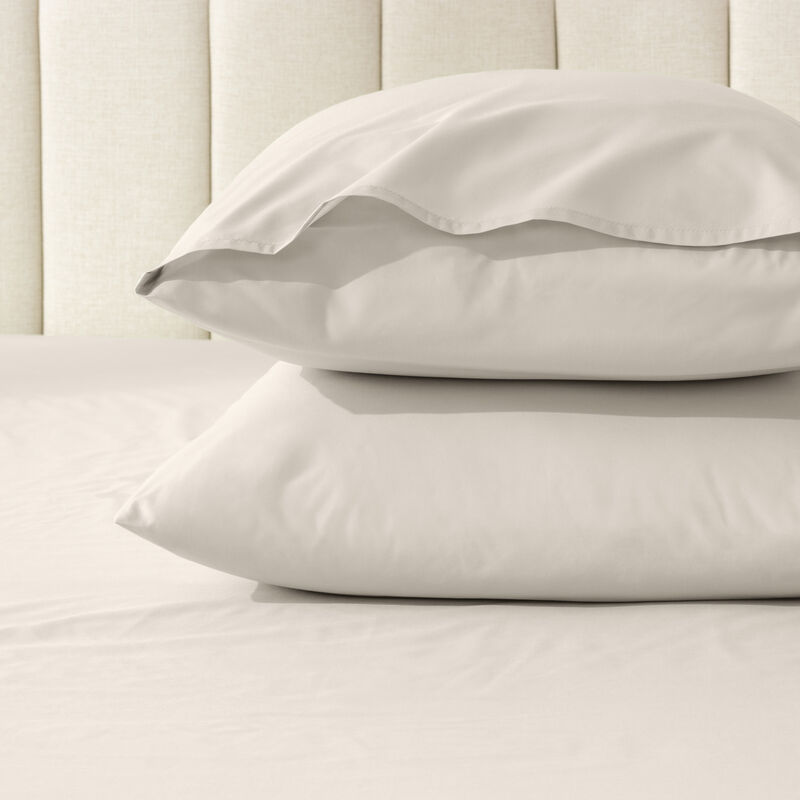 100% Organic Cotton Percale Cooling Pillowcase Set image number 4